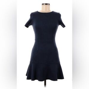 AQUA from Bloomingdales Microsuede Navy Dress size medium